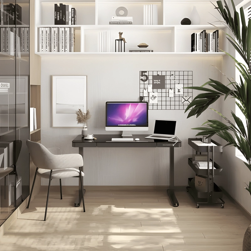 ESCRITORIO HOME OFFICE COSMO ELE CTRICO FORM NEGRO #7 - 4