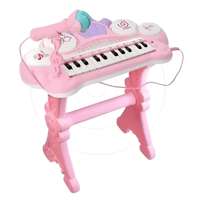 TECLADO ELECTRONICO PIANO PARA NIÑOS MUSICAL CON MICROFONO - 1