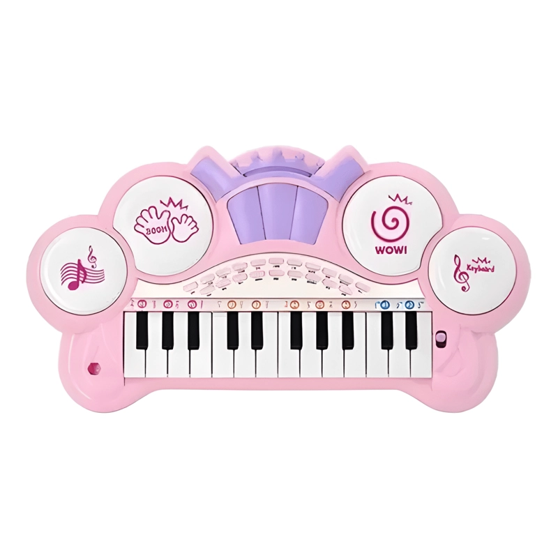 TECLADO ELECTRONICO PIANO PARA NIÑOS MUSICAL CON MICROFONO - 2