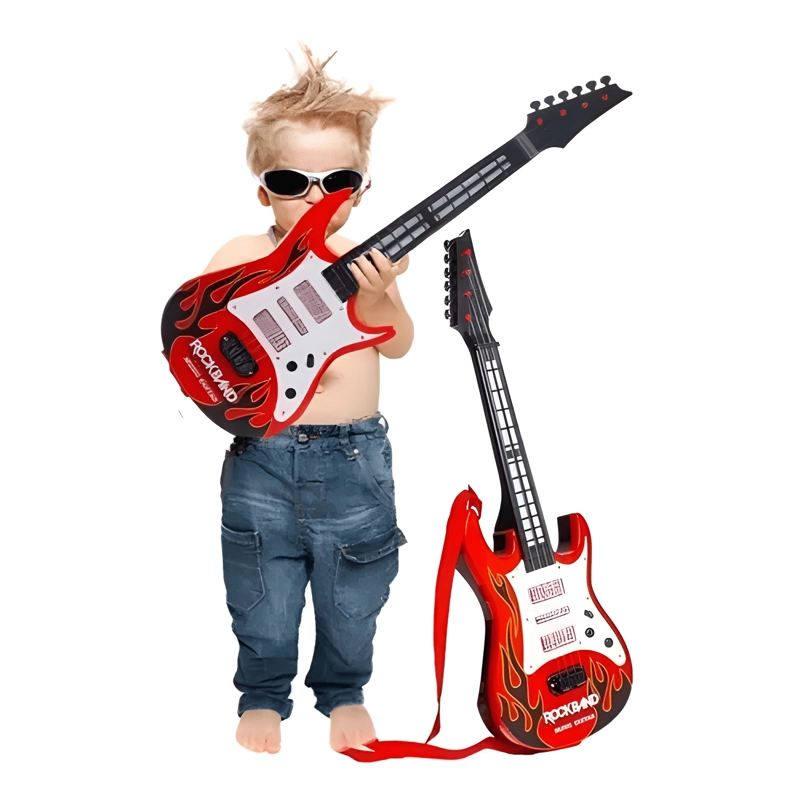 GUITARRA NIÑOS ELE CTRICA CLASICA JUGUETE - 2