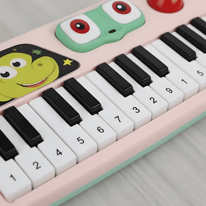 TECLADO PIANO INFANTIL DINOSAURIO 18 TECLAS | JUGUETE - 1