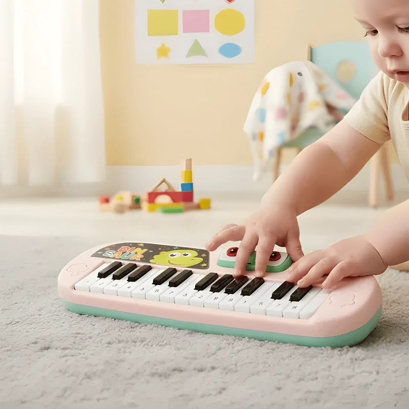TECLADO PIANO INFANTIL DINOSAURIO 18 TECLAS | JUGUETE - 2
