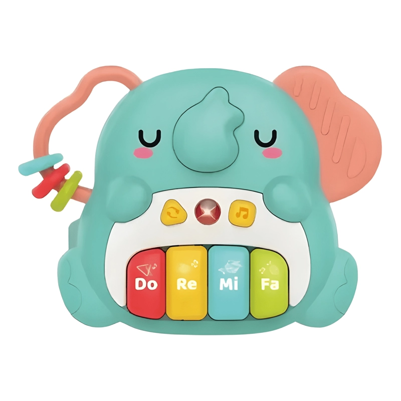 OK BABY PIANO DIDACTICO ELEFANTITO 18-24 MESES 4 TECLAS - 1