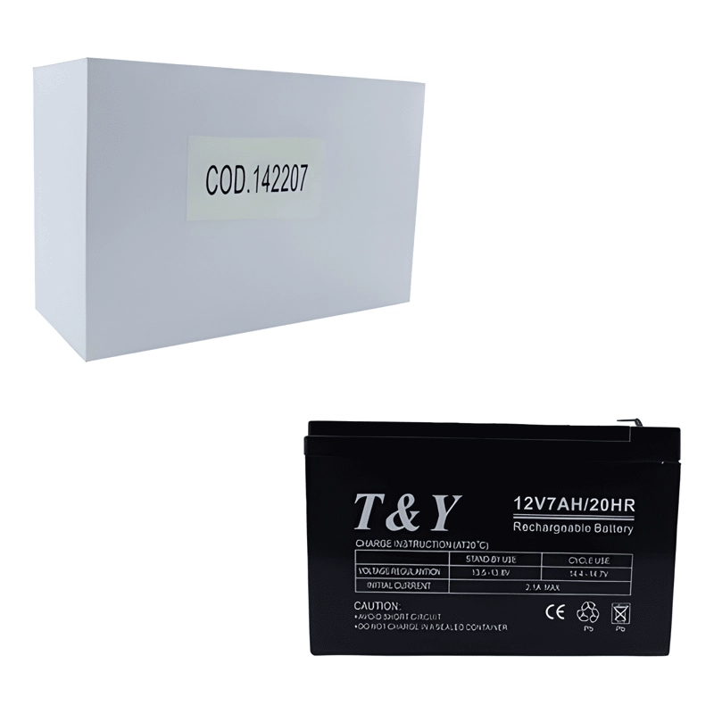 BATERIA DE 12 VOLT Y 7 AMPERES T&Y - 2