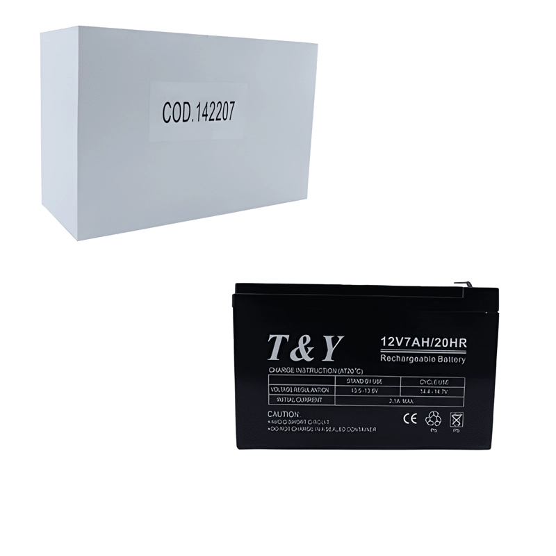 BATERIA DE 12 VOLT 7 AMPERES T&Y - 2