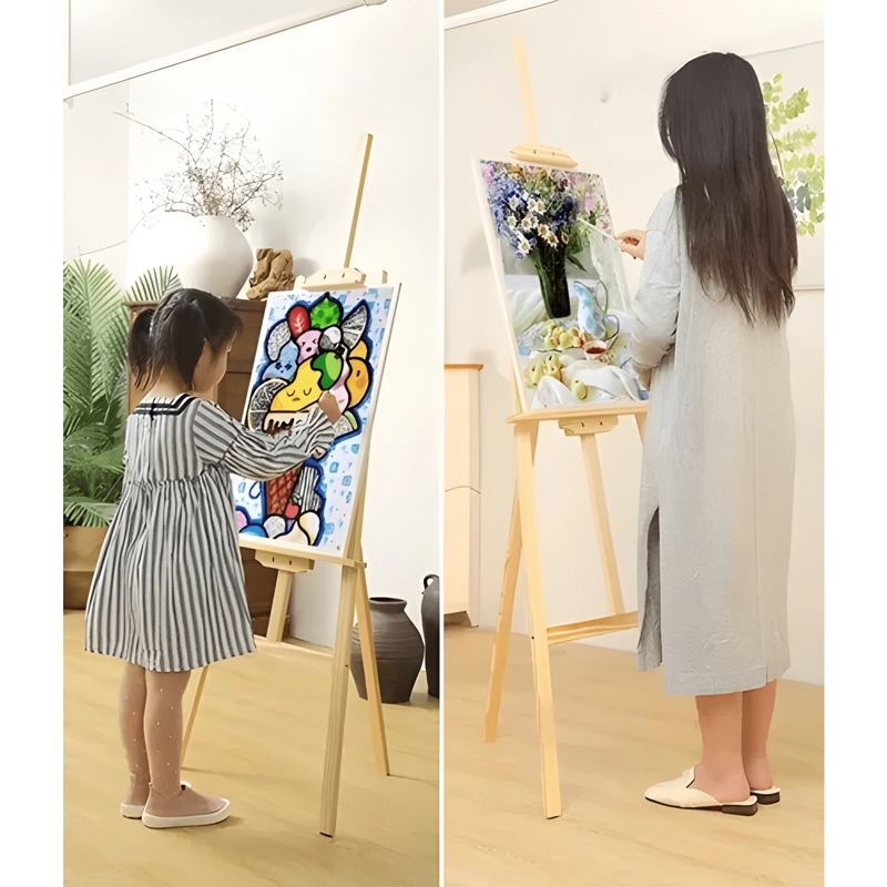 ATRIL CABALLETE PARA PINTAR DE MADERA AJUSTABLE 125CM #2 - 3