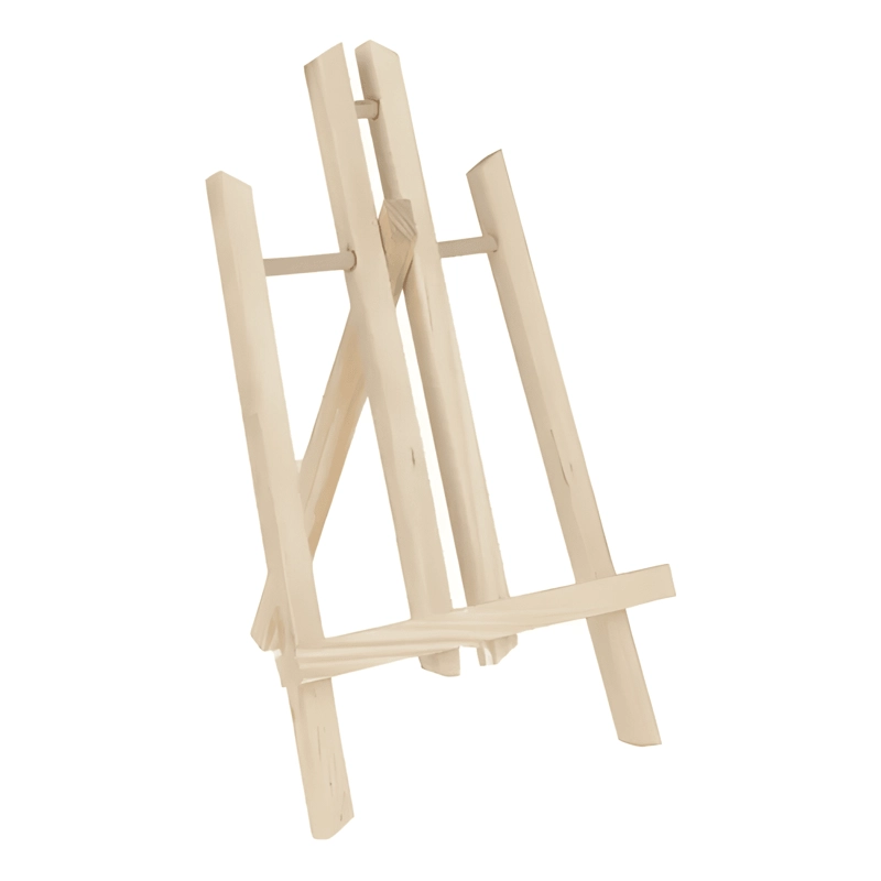 PACK 3 ATRIL CABALLETE DE MADERA PARA PINTAR 40CM - 1