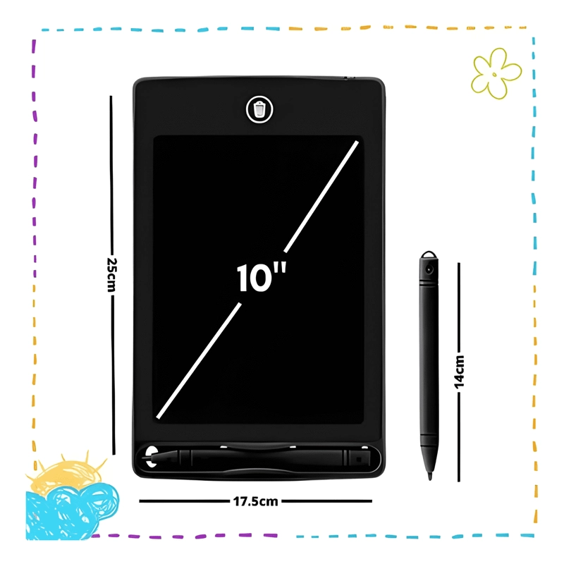 PIZARRA MAGICA INFANTIL LCD WRITING TABLET 10 NEGRO - 3