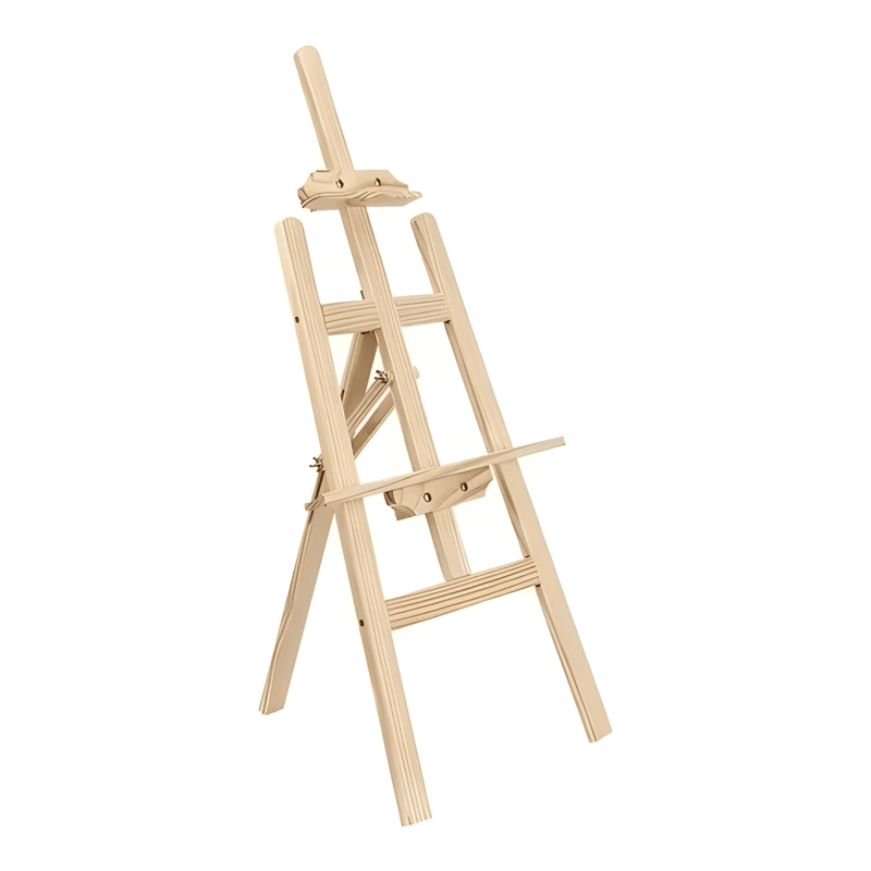ATRIL CABALLETE PARA PINTAR DE MADERA AJUSTABLE 125CM NIÑOS - 1