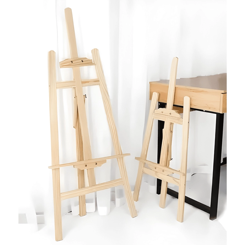 ATRIL CABALLETE PARA PINTAR DE MADERA AJUSTABLE 125CM NIÑOS - 3