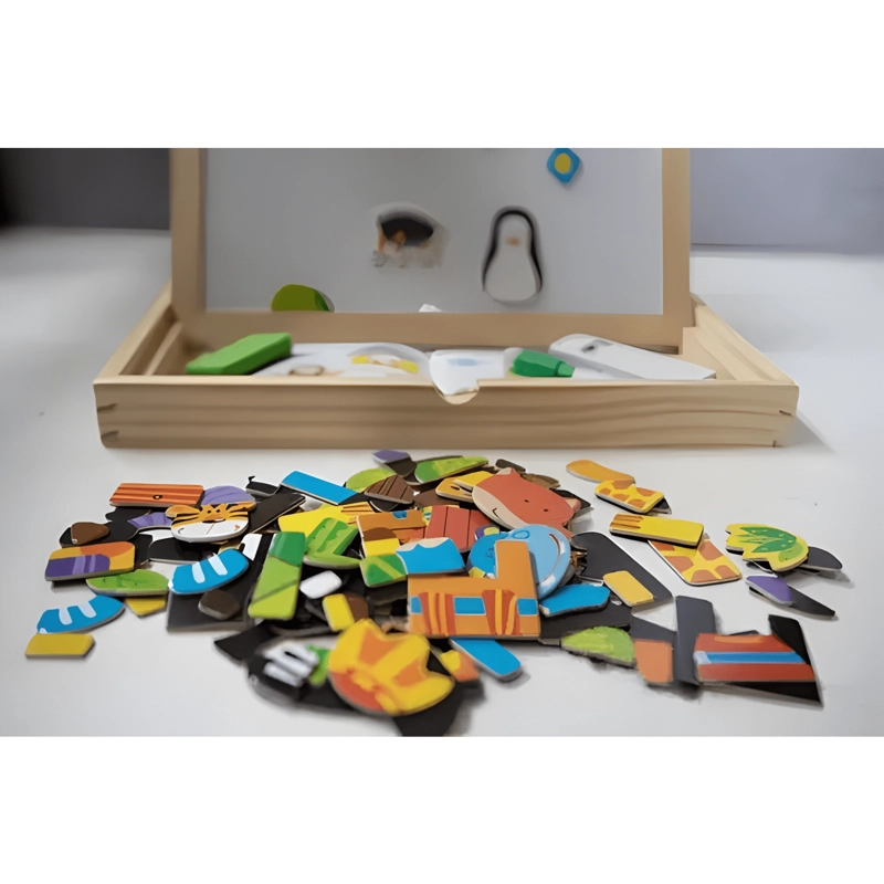 PIZARRA MAGNE TICA 2 EN 1 PARA NIÑOS JUGUETE DIDACTICO #2 - 3
