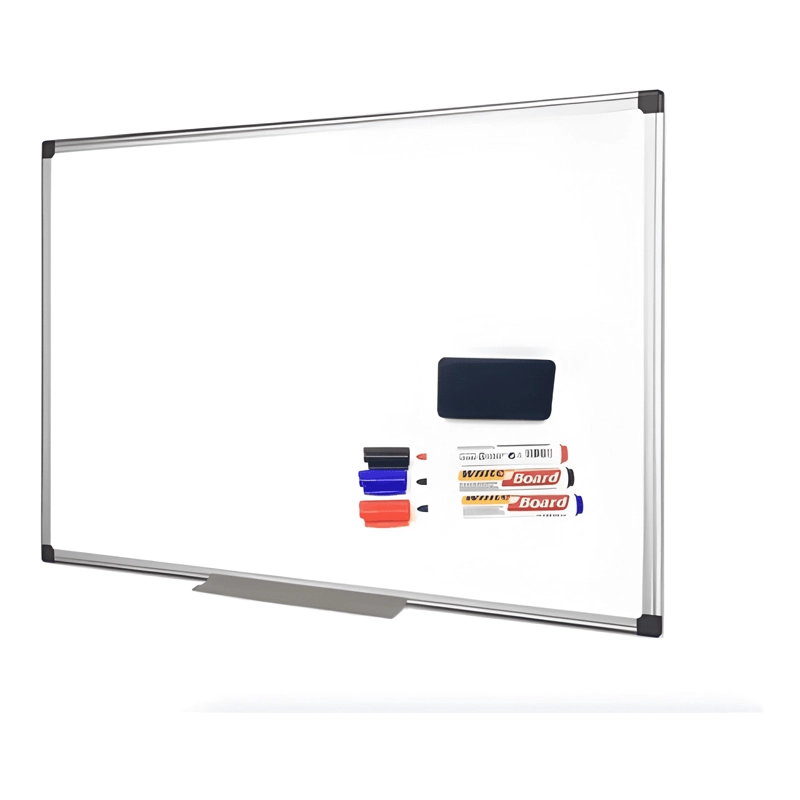 PIZARRA ACRILICA BLANCA 60X90 + SET 3 PLUMONES Y BORRADOR - 4