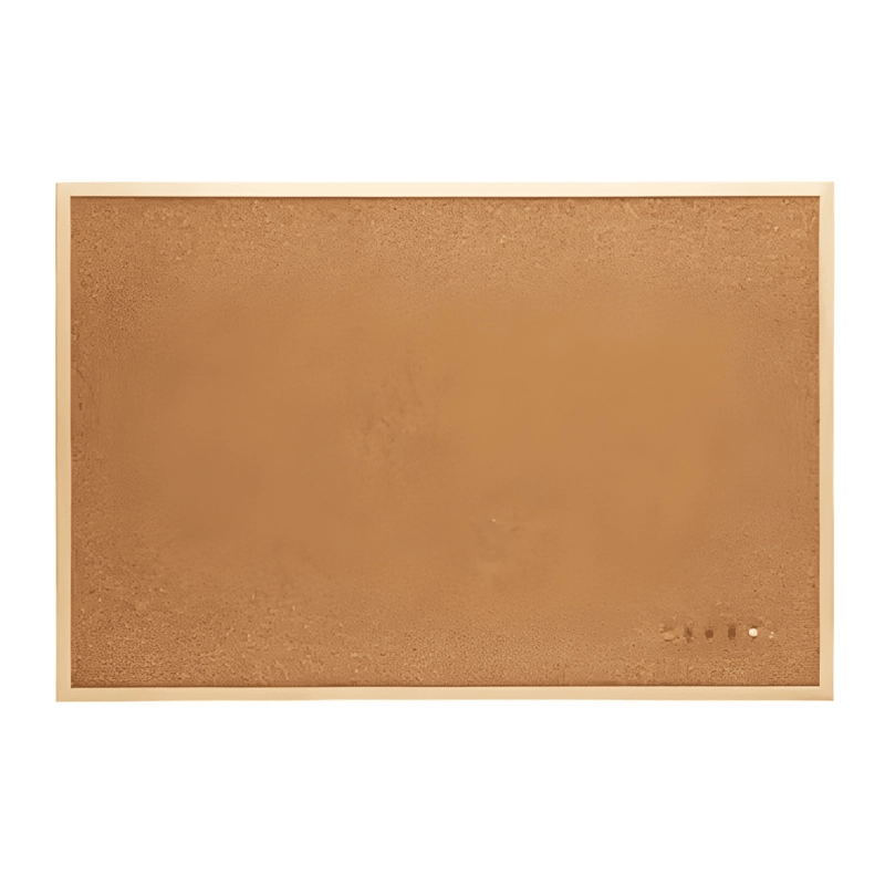 PIZARRA DE CORCHO 60 X 40CM - INCLUYE FIJADORES DE NOTAS - 1