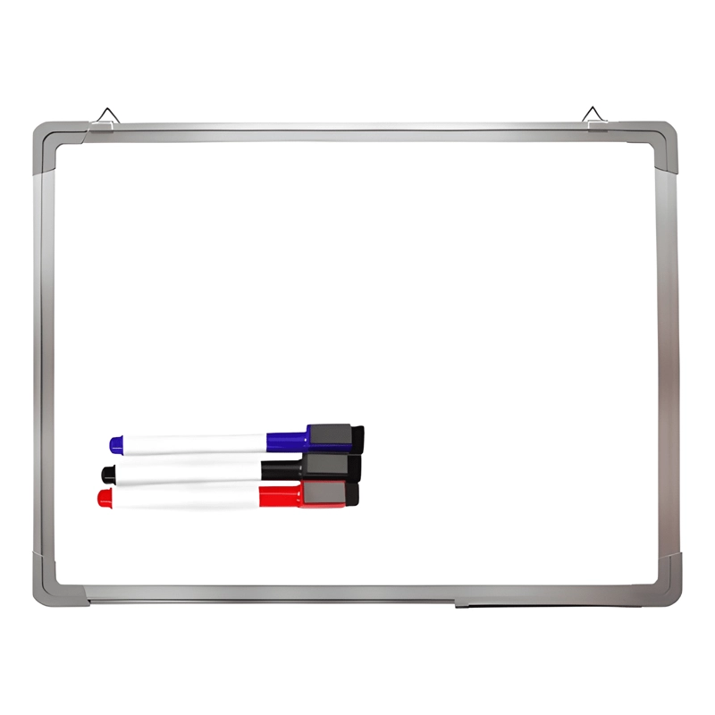 PIZARRA ACRILICA BLANCA 60X40 BORRADOR + PLUMONES #10 - 4