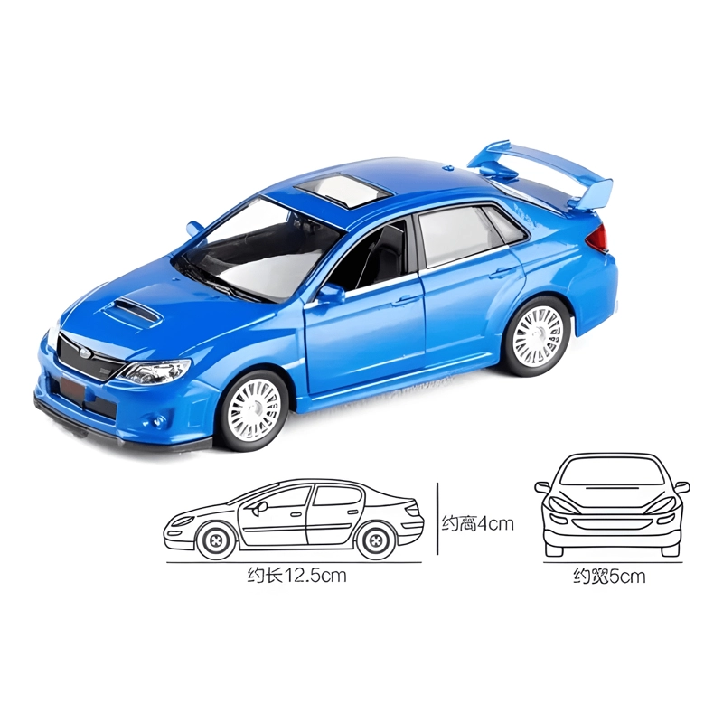 AUTO DE COLECCION SUBARU IMPREZA ESCALA 1:36 - 3
