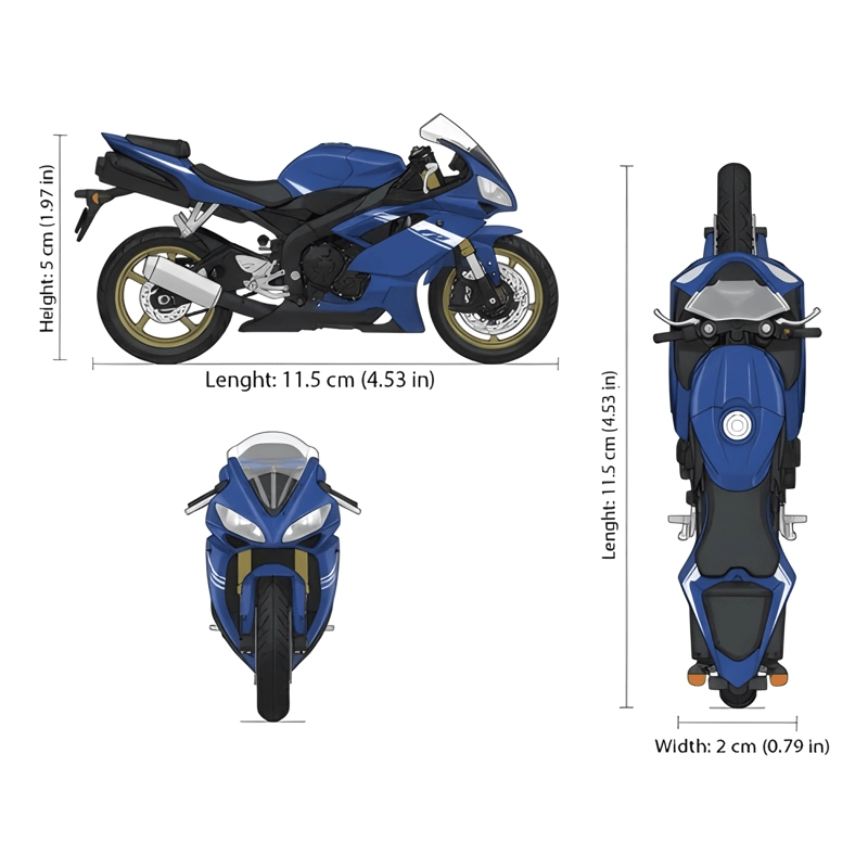 MOTO YAMAHA YZF-R1 2008 COLECCIONABLE - 3