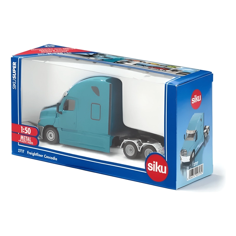 CAMION FREIGHTLINER CASCADIA ESCALA 1:50 TURQUESA - 1