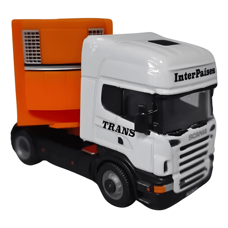 CAMION SCANIA ESCALA 1:87 BLANCO DIECAST COLECCIONABLE - 1
