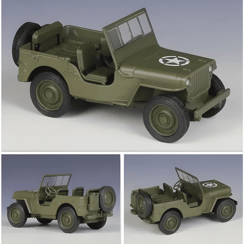JEEP WILLYS MB MILITAR AÑO 1941 ESCALA 1:36 - 4