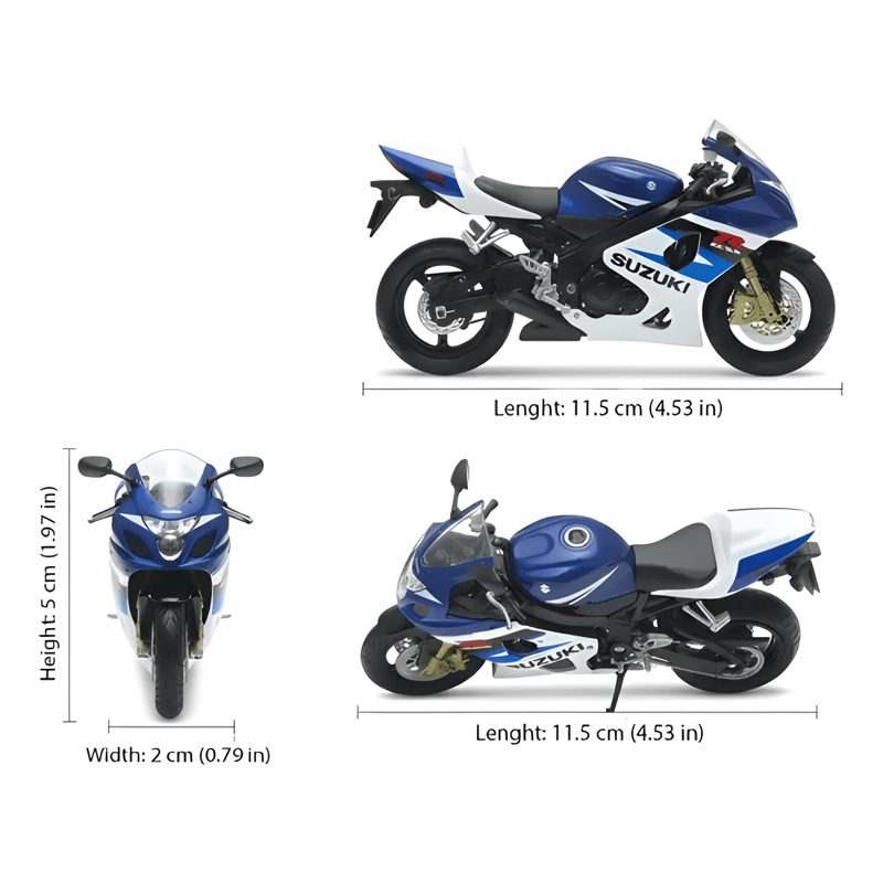MOTO SUZUKI GSX-R750 COLECCIONABLE A ESCALA #10 - 1