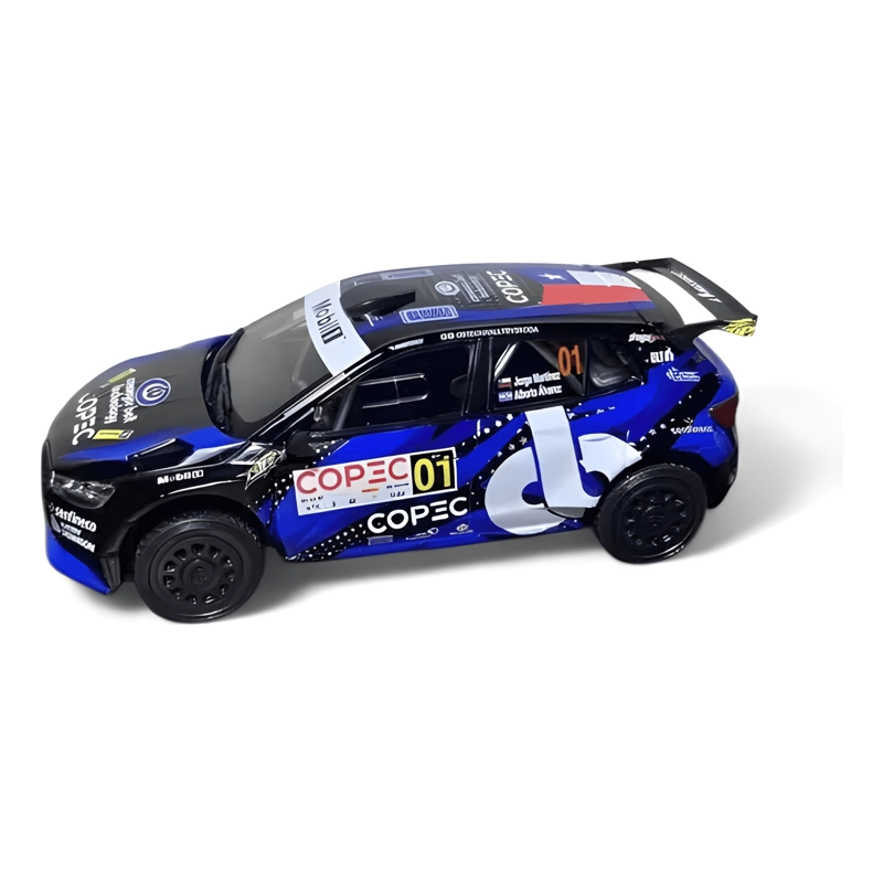 AUTO RALLY MOBIL SKODA FABIA JORGE MARTINEZ 1:43 - 3