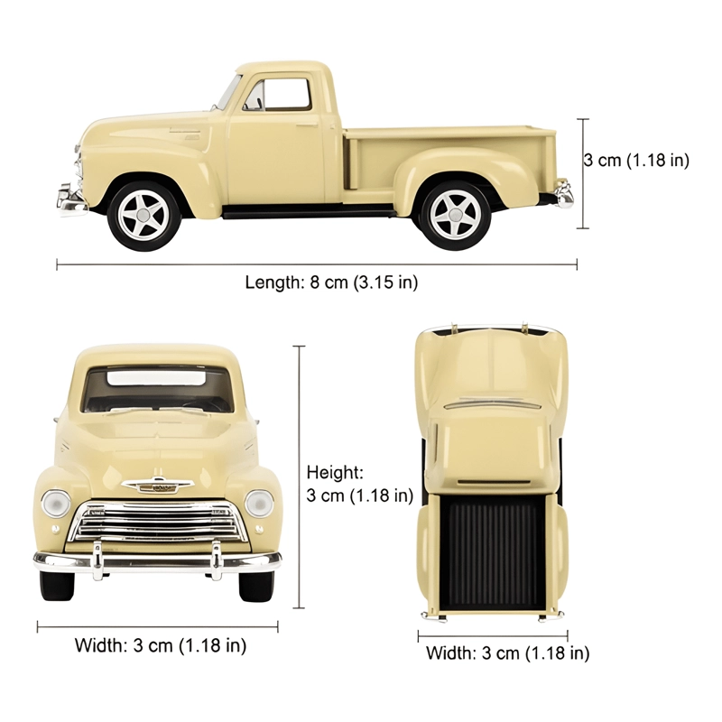 SUV CHEVROLET 3100 PICK UP ESCALA 1:60 - 3