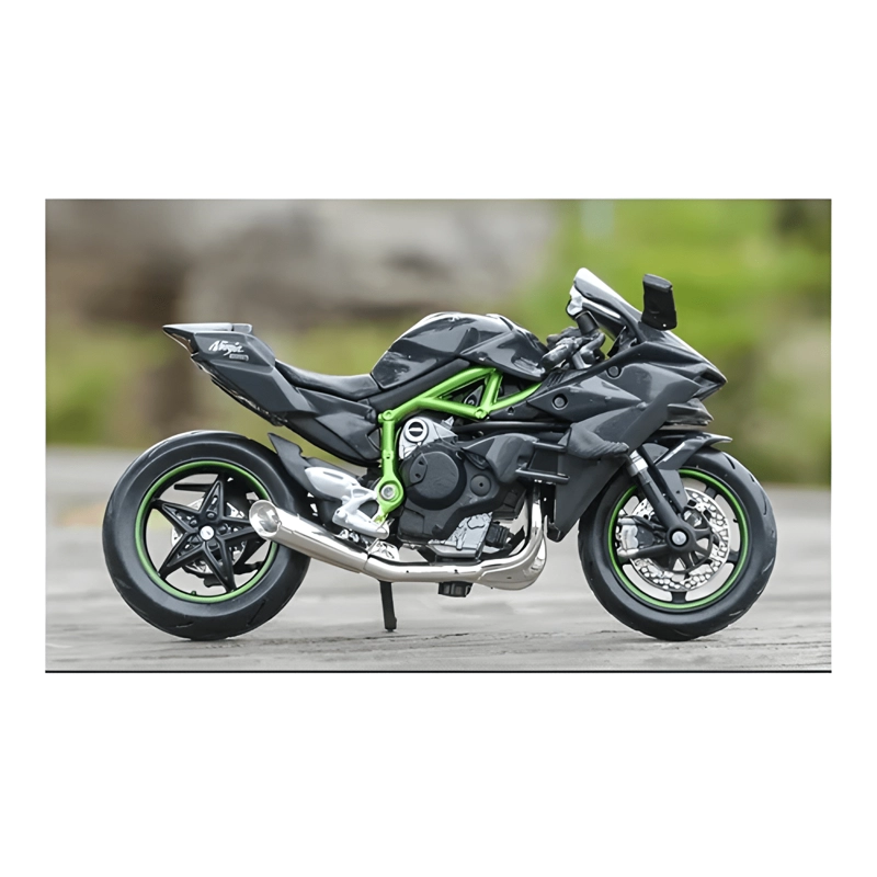 MOTO KAWASAKI NINJA H2 R ESCALA 1:18 COLECCION - 2