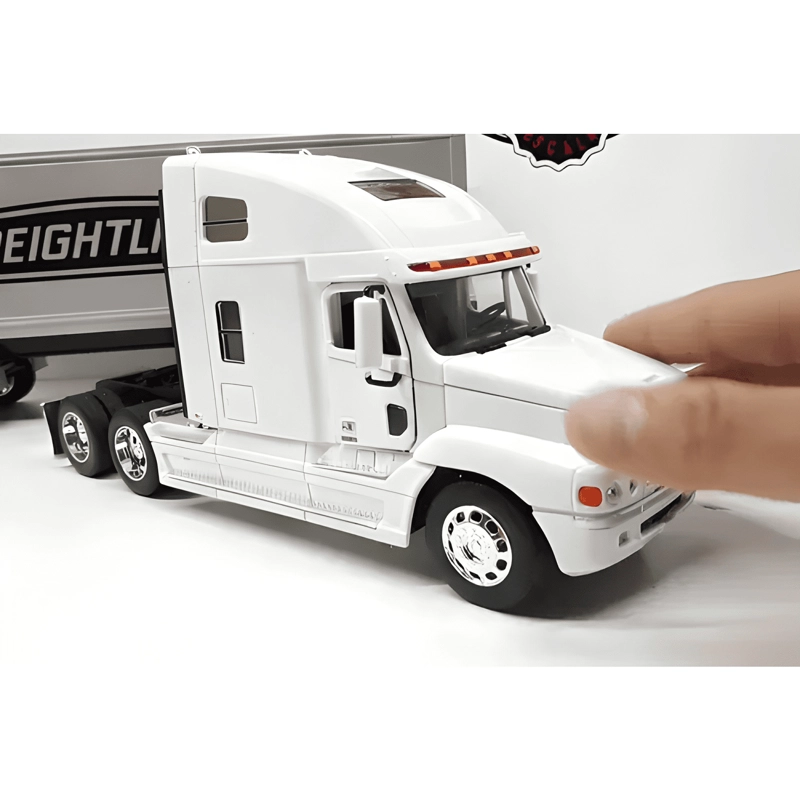 CAMION FREIGHTLINER CON ACOPLADO ESCALA 1:32 BLANCO - 1
