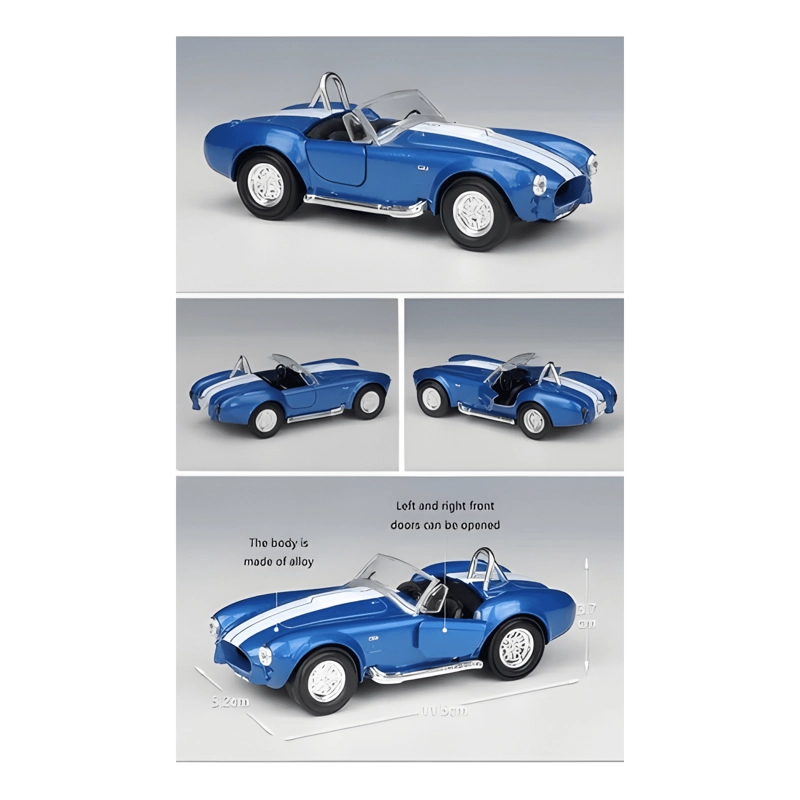 AUTO SHELBY COBRA 427 AÑO 1965 ESCALA 1:36 #2 - 4