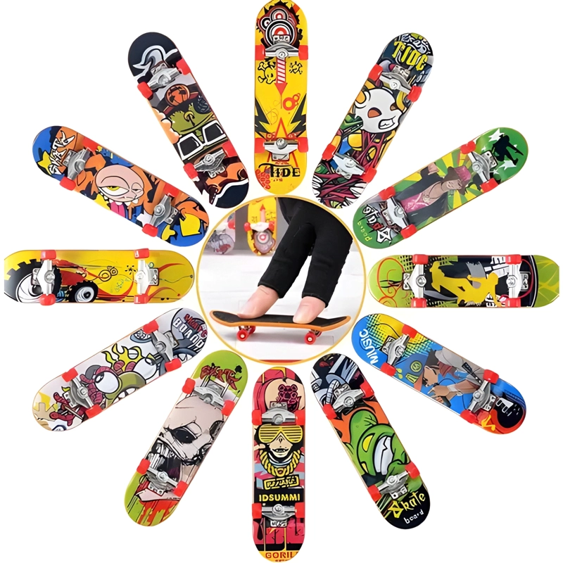 SET 6 MINI JUEGOS SKATE PARA DEDOS CON ACCESORIOS - 2