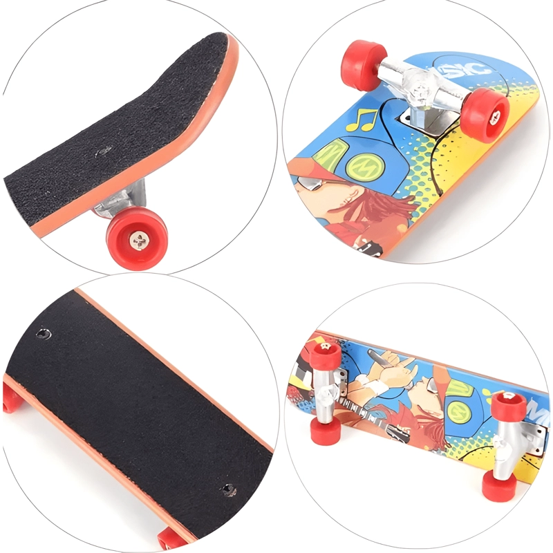 SET 6 MINI JUEGOS SKATE PARA DEDOS CON ACCESORIOS - 3