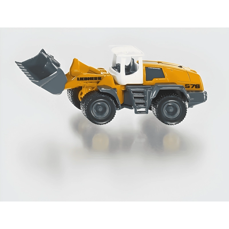CARGADOR FRONTAL LIEBHERR ESCALA 1:87 METAL AMARILLO - 2