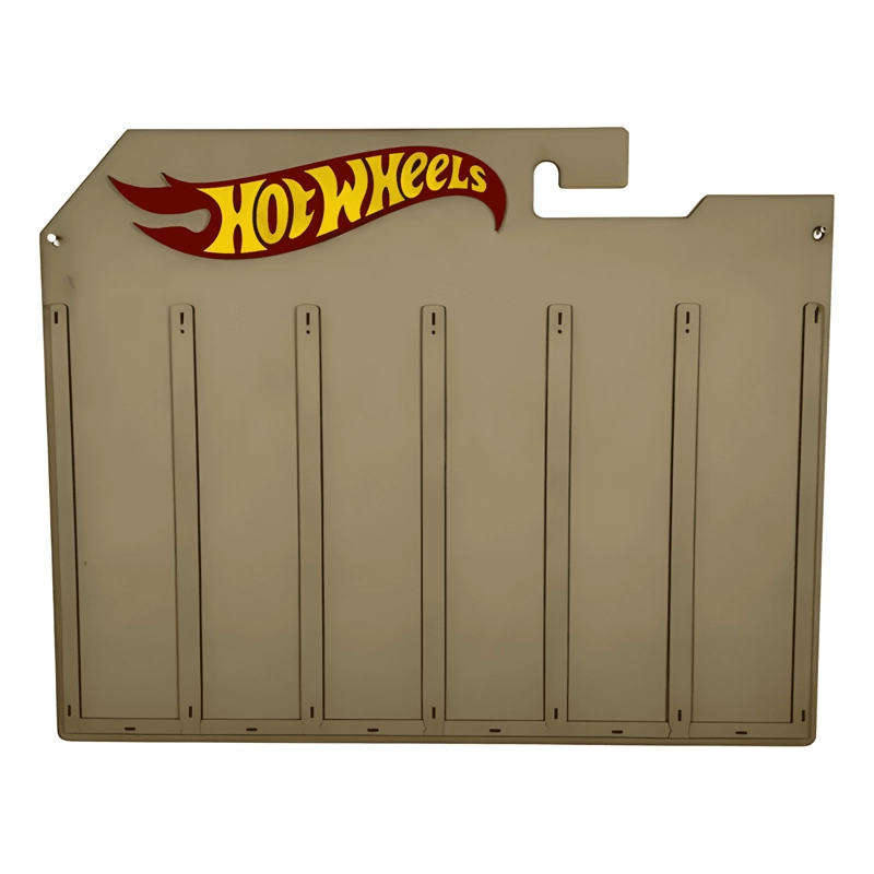 EXHIBIDOR PARA AUTOS HOT WHEELS EN SU BLISTER CON LOGO - 1