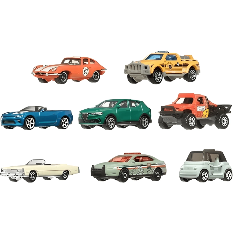 PACK 8 AUTOS Y CAMIONETAS ESCALA 1:64 METAL - 2