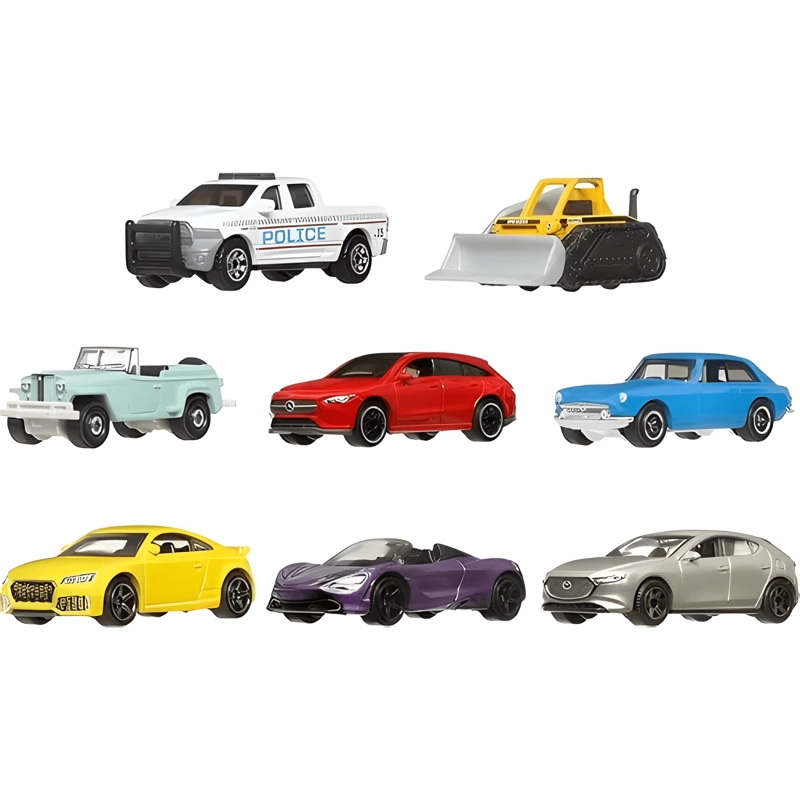 PACK 8 AUTOS Y CAMIONETAS ESCALA 1:64 METAL - 4