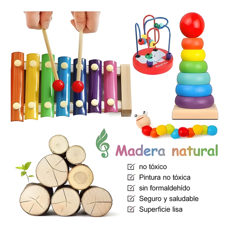 JUGUETES DE ESTIMULACION TEMPRANA PARA NIÑOS 9 PCS #11 - 1