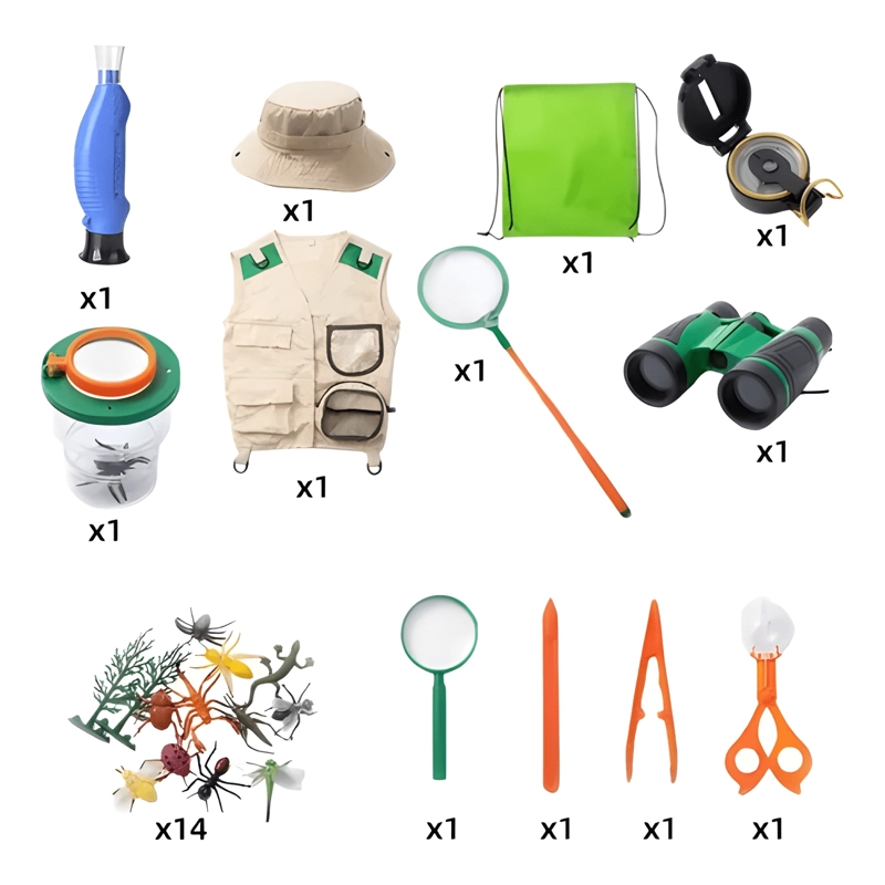 26X KITS DE EXPLORACION AL AIRE LIBRE JUEGO DE JUGUETES - 2