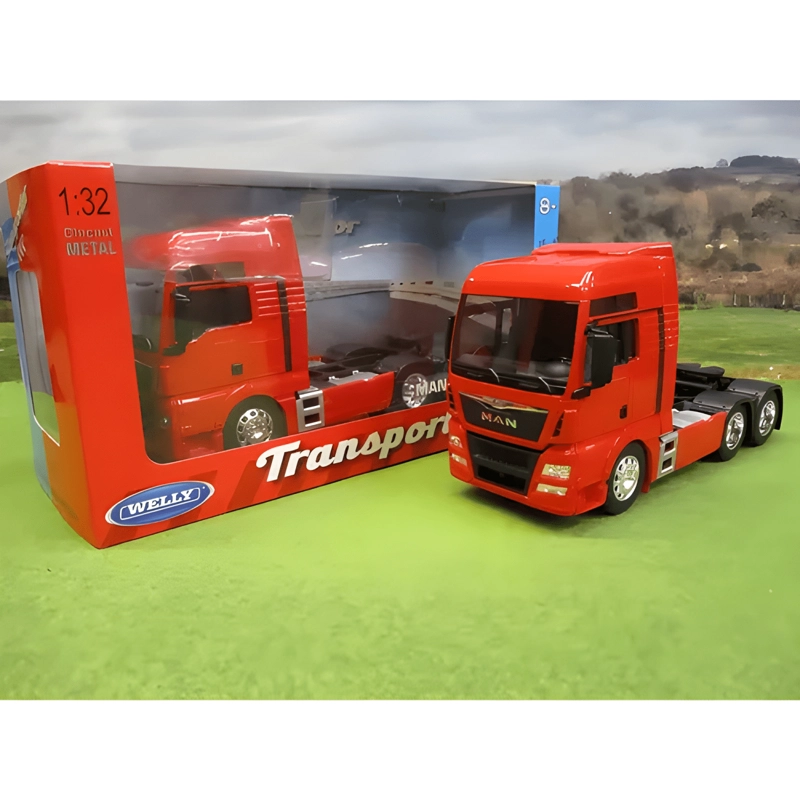 CAMION MAN TGX XXL ESCALA 1:32 ROJO - 3