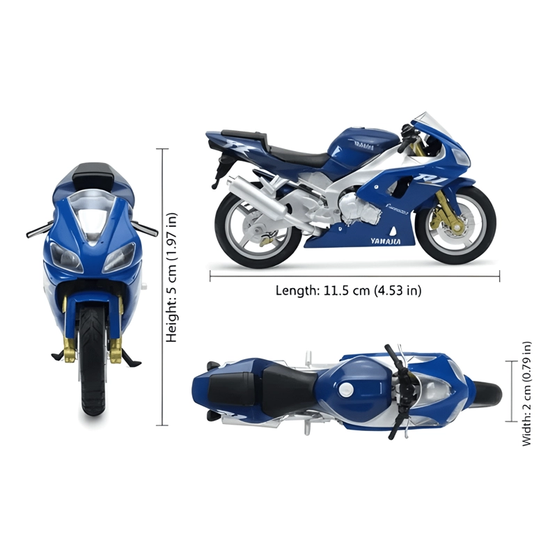 MOTO YAMAHA YZF-R1 COLECCIONABLE A ESCALA #12 - 1