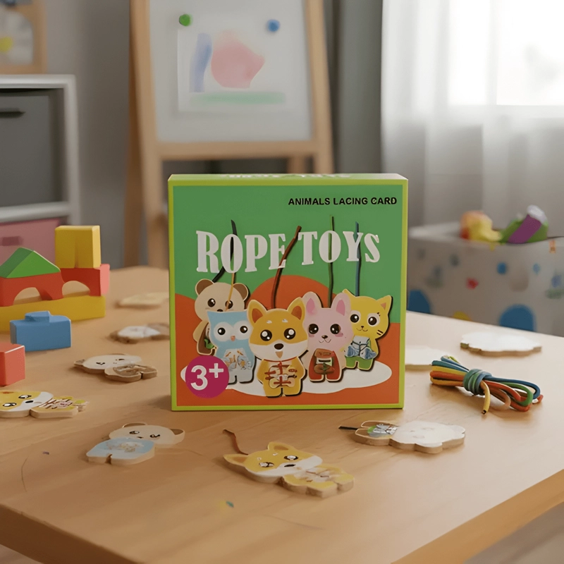 JUEGO DIDACTICO MONTESSORI DE ENCAJE PARA NIÑOS - 1