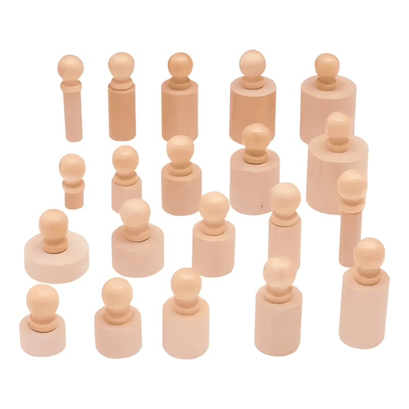 JUEGO MONTESSORI DIDACTICO DE CILINDRO ENCAJE - 3