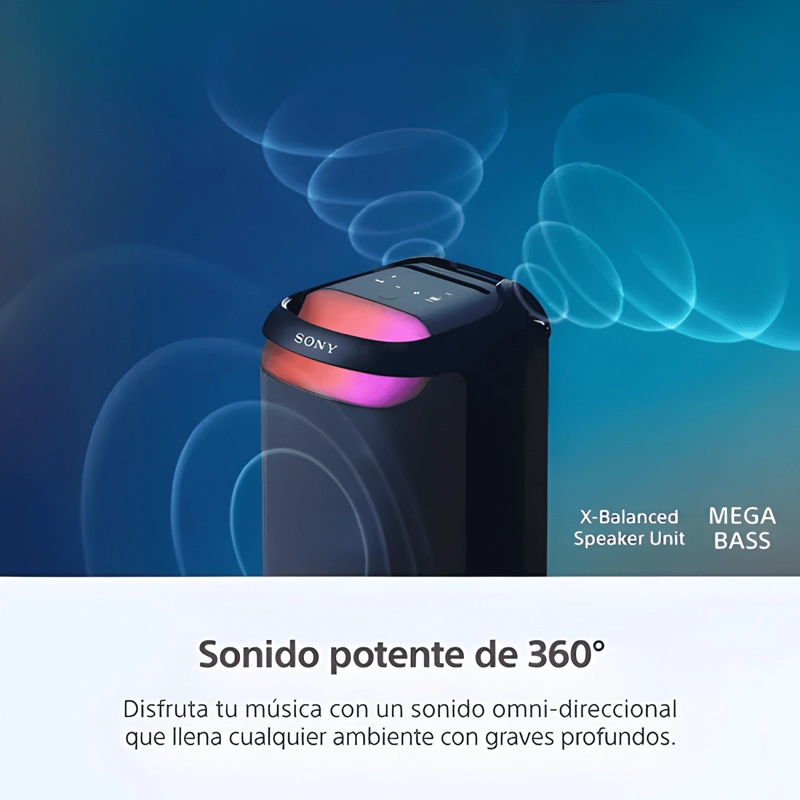 PARLANTE INALAMBRICO PARA FIESTAS XV800 DE LA SERIE X - 2