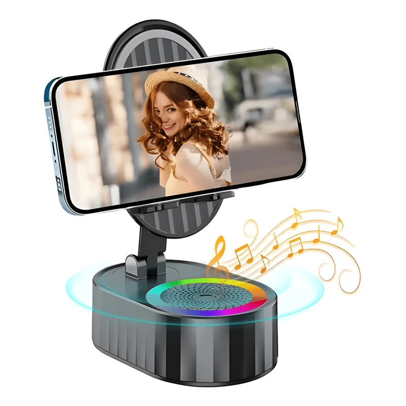 GENÉRICO PARLANTE CON SOPORTE PARA TELE FONOS CELULARES BLUETOOTH