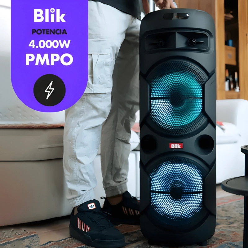 PARLANTE BLUETOOTH KARAOKE MICROFONO WAVEMAX2 POTENCIA 4 #4 - 1