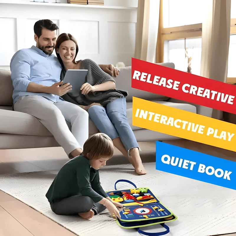 TABLERO SENSORIALES INTERACTIVO MONTESSORI JUEGO #2 - 1