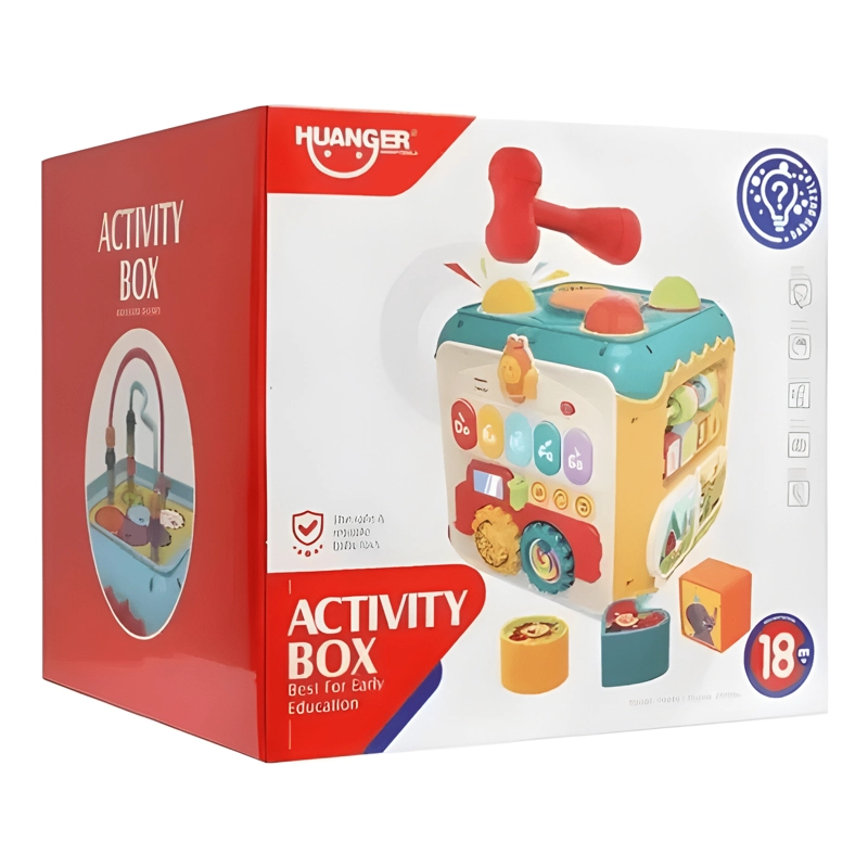CUBO DIDACTICO DE ACTIVIDADES 6 EN 1 JUGUETE BEBE - 1