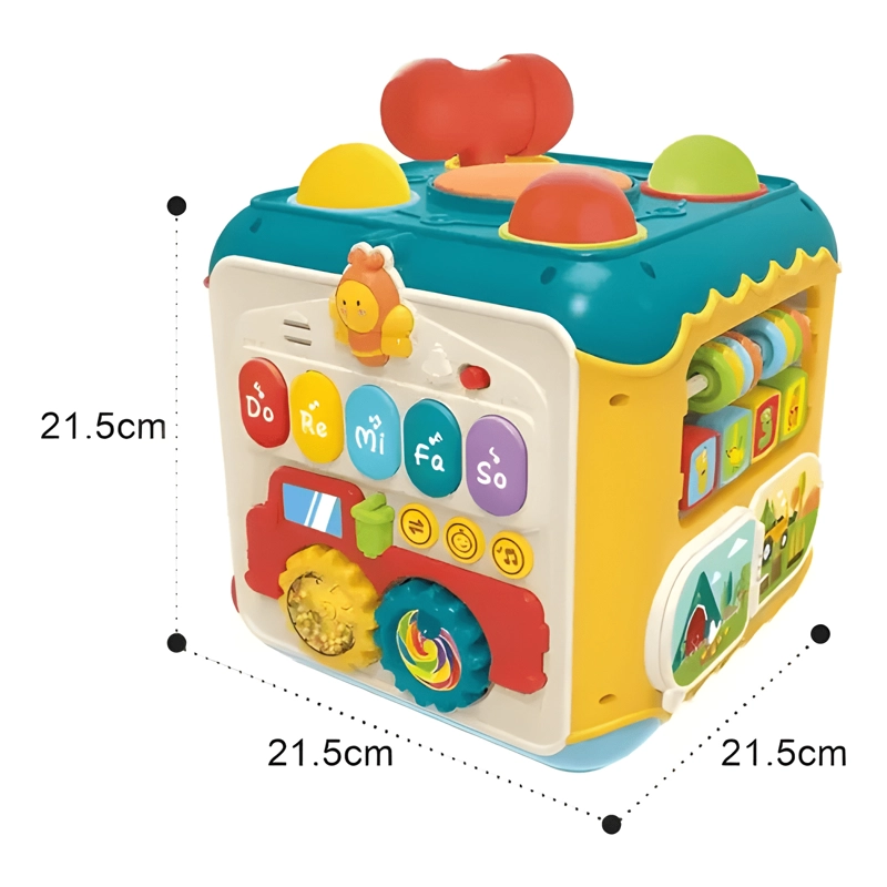 CUBO DIDACTICO DE ACTIVIDADES 6 EN 1 JUGUETE BEBE - 3
