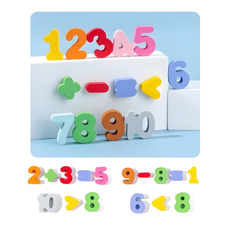 JUEGO MADERA 7 EN 1 MONTESSORI PESCA NUMEROS FORMAS ABACO #3 - 4