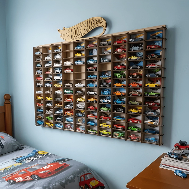EXHIBIDOR PARA 117 AUTOS ESCALA 1:64 - 2