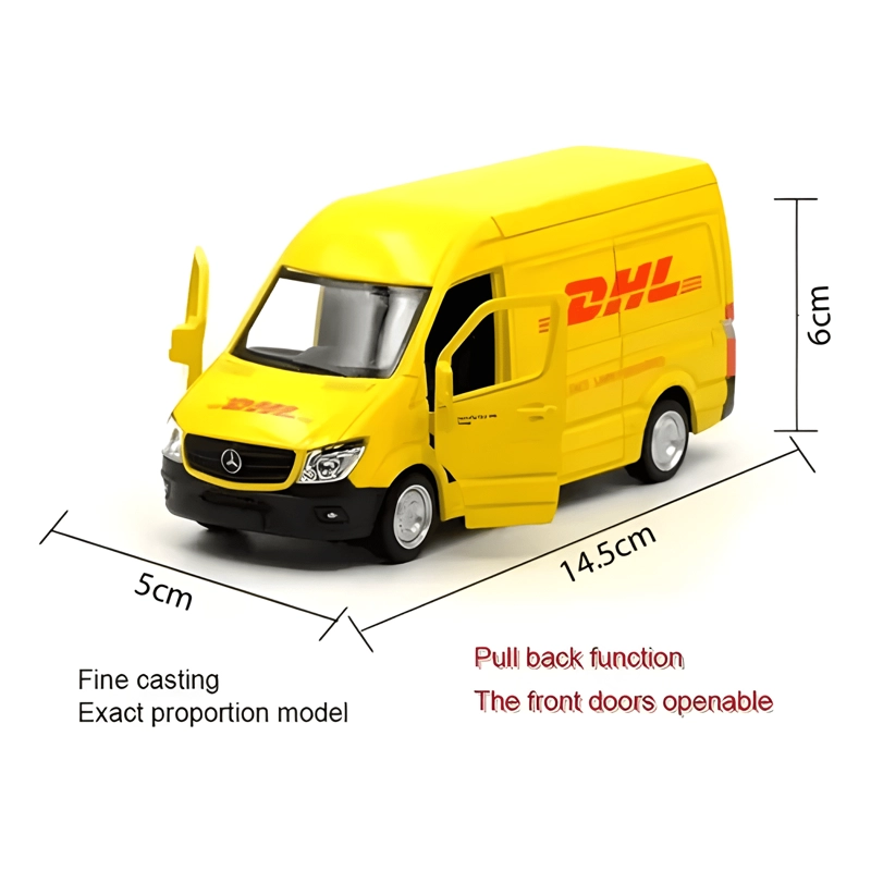 FURGON MERCEDES BENZ SPRINTER DHL ESCALA 1:36 - 3